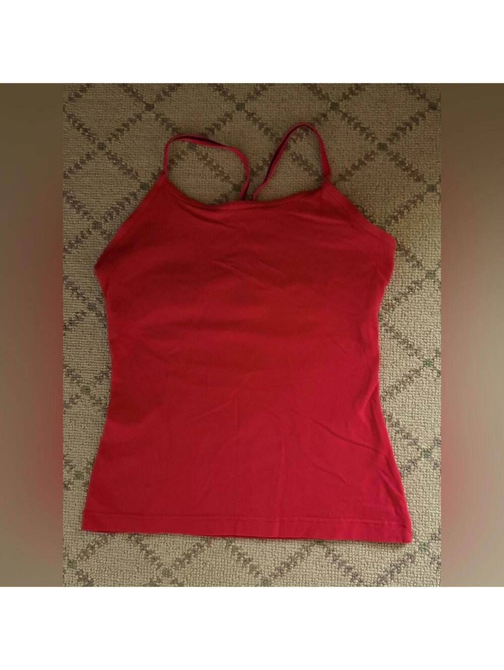 Ivivva power red long Y tank top / sports top 14